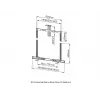 Multibrackets M soporte universal para barra de sonido y cámara mediano
