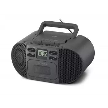 Muse M-188RDC Minicadena CD con Bluetooth, radio FM, USB, Negro