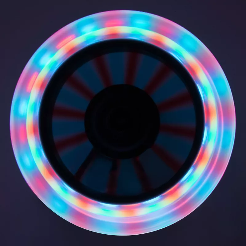 MUUWMI patinete de aluminio Neon, 125 mm, con ruedas luminosas