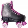 Patines de disco MUUWMI EU 31-34, morado/negro, ajustables 4 posiciones