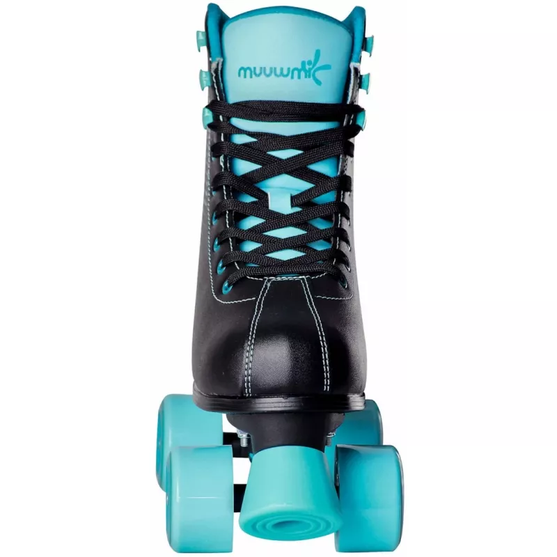 Patines de disco MUUWMI talla 31-34, turquesa/negro