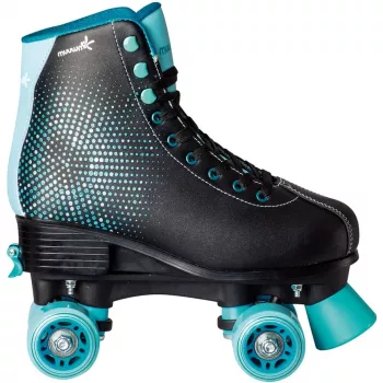Patines de disco MUUWMI talla 31-34, turquesa/negro