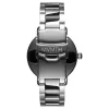 Reloj de cuarzo suizo MVMT D-FR01-S 36mm esfera blanca correa de piel negra