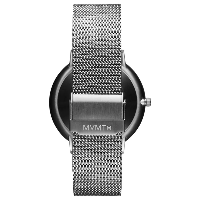 MVMT reloj de hombre automático 28000089-D 42mm caja de acero inoxidable correa de piel negra