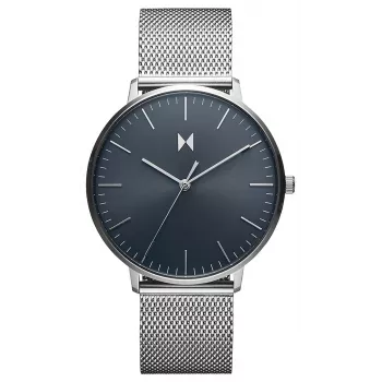 Reloj automático de hombre MVMT 28000089-D 42 mm caja de acero inoxidable correa de piel negra
