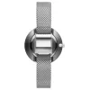 MVMT reloj de mujer analógico de cuarzo D-FB01-S Signature 32mm brazalete de malla milanesa de acero inoxidable plateado