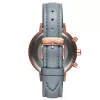 MVMT Reloj Nova Chrono para mujer 38mm oro rosa acero inoxidable piel verde D-FC01-RGGR