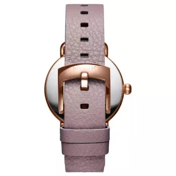 MVMT reloj mujer Nova Chrono D-FR01-RGPU 36mm acero inoxidable oro rosa piel morada