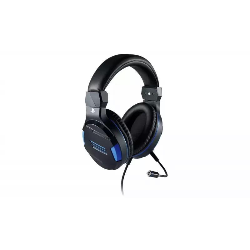 NACON Bigben Auriculares gaming con micrófono PS4 V3 Negro/Azul
