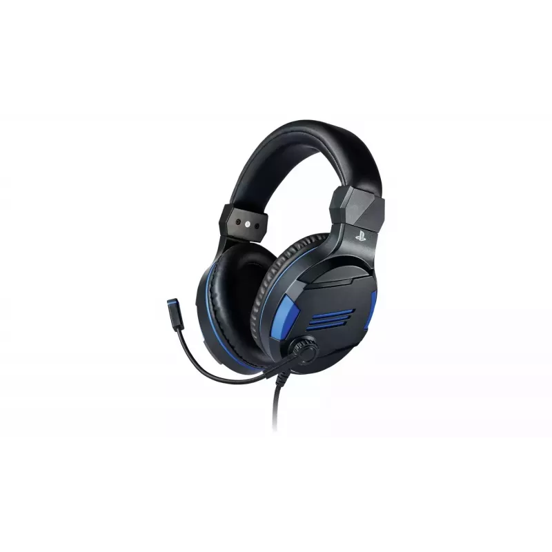 NACON Bigben Auriculares gaming con micrófono PS4 V3 Negro/Azul
