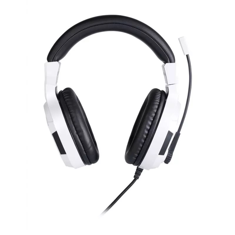 NACON PS4 Gaming-Headset V3 Blanco - Auriculares over-ear con cable y micrófono para PlayStation 4, PC, dispositivos móviles
