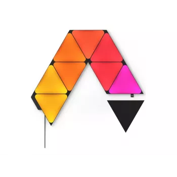 Nanoleaf Shapes Black Triangles Starter Kit (9 paneles) 42W WiFi