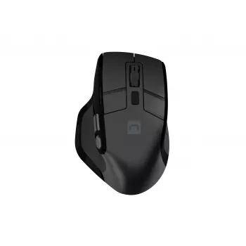 Natec Jaguar Pro Ratón Gaming Inalámbrico, 2,4 GHz + Bluetooth, 4000 DPI, Negro
