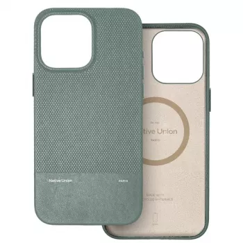 Native Union (RE)Classic funda para iPhone 16 Pro Max con MagSafe - Slate Green