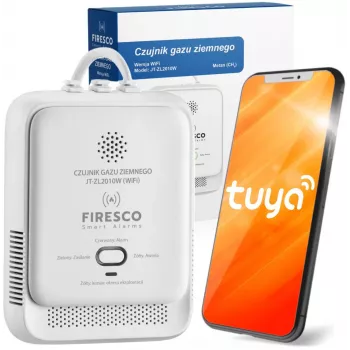 Sensor de gas natural Firesco JT-ZL2010W WiFi Tuya Smart Life
