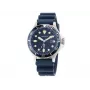 Nautica Coral Bay reloj de buceo hombre NAPCBS304 43mm correa de silicona azul