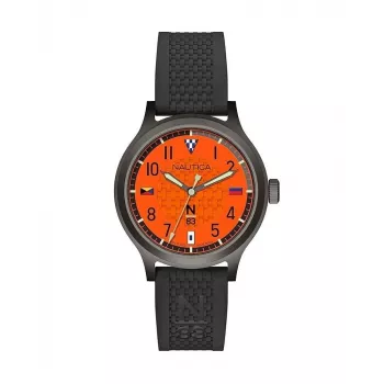 Nautica Hombre NAPCFS915 Reloj cronógrafo de cuarzo 43mm esfera azul correa de silicona