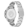 NAUTICA Reloj de cuarzo analógico de hombre NAPPBF201 con esfera azul y correa de silicona azul, 42 mm