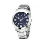 NAUTICA Reloj de cuarzo analógico de hombre NAPPBF201 con esfera azul y correa de silicona azul, 42 mm