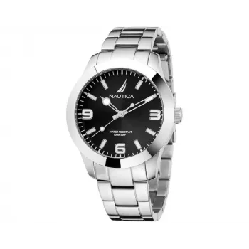 Nautica Reloj cronógrafo de cuarzo de hombre NAPPBF205 42mm Azul Silicona