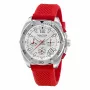 Nautica cronógrafo de hombre Pacific Beach con esfera azul y correa de silicona NAPTCF205