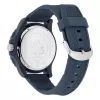 Nautica Reloj cronógrafo de cuarzo de hombre NAPFWS302 45mm esfera azul pulsera de silicona