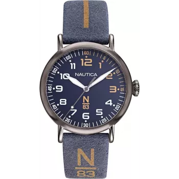 NAUTICA Reloj de hombre NAPWLF919 40mm esfera azul correa de silicona
