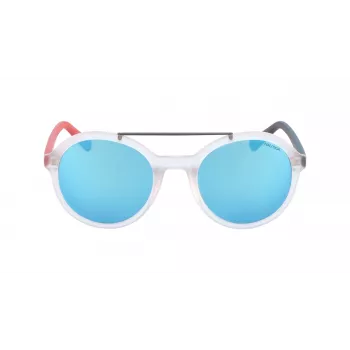 Gafas de sol polarizadas de hombre Nautica N3639SP-909 - montura rectangular negra, lentes grises