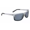 Nautica N3651SP-071 Gafas de sol de hombre polarizadas estilo piloto - Montura negra Lentes grises 62mm
