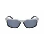Nautica N3651SP-071 Gafas de sol de hombre polarizadas estilo piloto - Montura negra Lentes grises 62mm