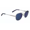 Nautica N4641SP-040 Gafas de sol rectangulares polarizadas de hombre - montura negra mate, lentes grises