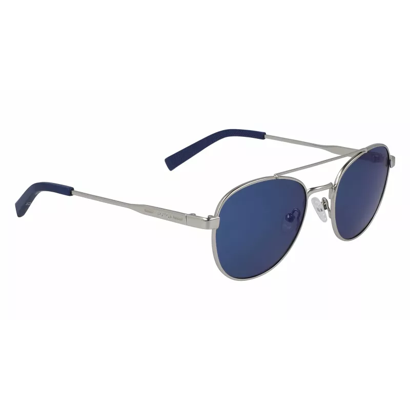 Nautica N4641SP-040 Gafas de sol rectangulares polarizadas de hombre - montura negra mate, lentes grises