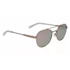 Nautica N4641SP-785 Gafas de sol polarizadas rectangulares para hombre, marrón carey, 53 mm