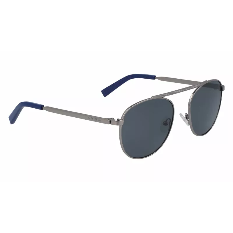 NAUTICA N4642SP-030 Gafas de sol rectangulares polarizadas para hombre negro mate 54 mm