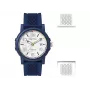 Reloj de hombre Nautica NABLEME02 cuarzo analógico esfera azul correa de silicona azul 38mm