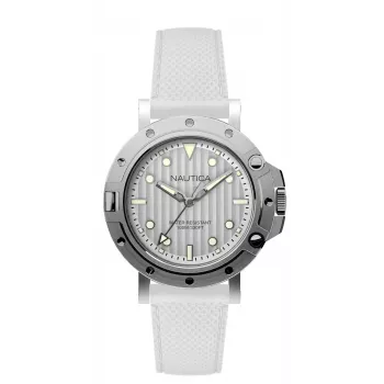Nautica NAD12548G reloj unisex 40mm esfera azul correa de silicona