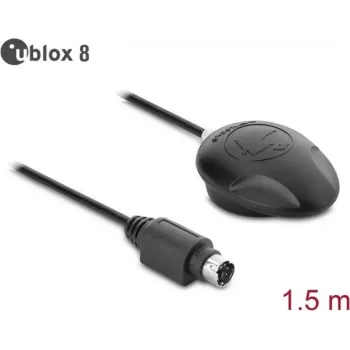 Navilock NL-804P EVA-M8Q MD6 Receptor Multi-GNSS serie PPS u-blox 8, cable de 1,5 m 62021