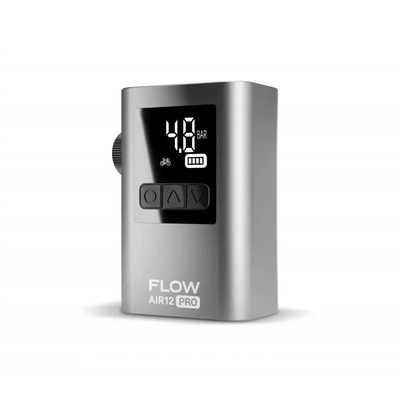 Navitel Flow Air12 Pro Compresor de aire compacto 150 PSI inflador digital de neumáticos con luz LED y bolsa de almacenamiento