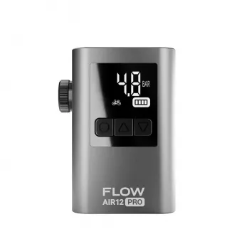 Navitel Flow Air12 Pro Compresor de aire compacto 150 PSI inflador digital de neumáticos con luz LED y bolsa de almacenamiento