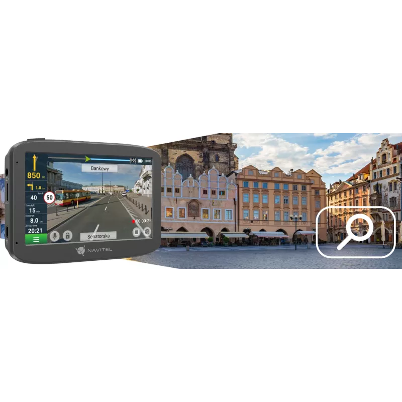 Navitel RE 5 DUAL Cámara dash de doble canal Full HD 1080p 2,35 pulgadas IPS