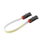 NEBO Bando 1K Strap Light Linterna frontal recargable USB-C de 1000 lúmenes con base magnética - Gris