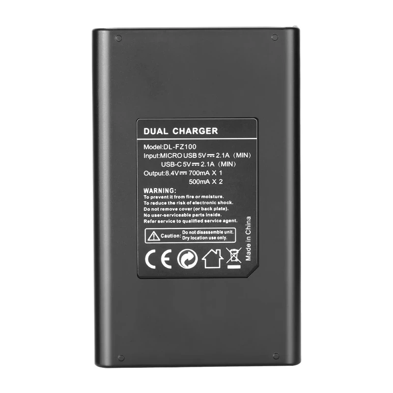 NEEWER DL-FZ100 cargador de batería doble para baterías NP-FZ100-S