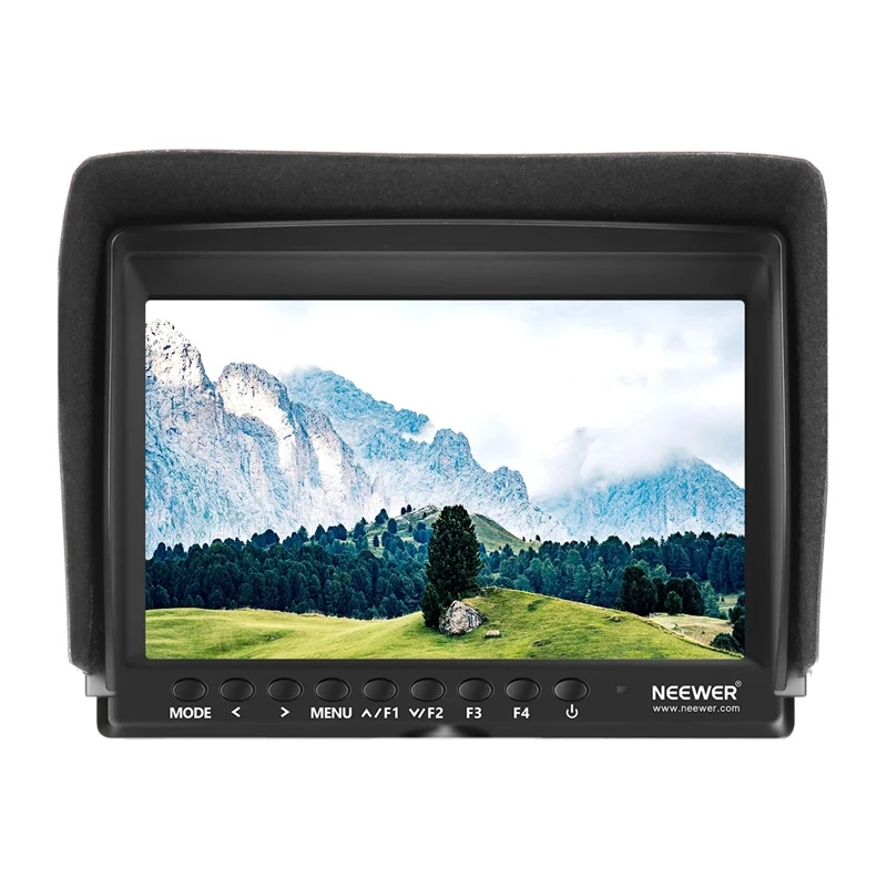 NEEWER F100 Monitor de campo + Cargador USB + Kit de batería