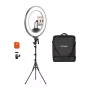 NEEWER RL45B Kit de anillo de luz LED ultrafino de 45W y 18