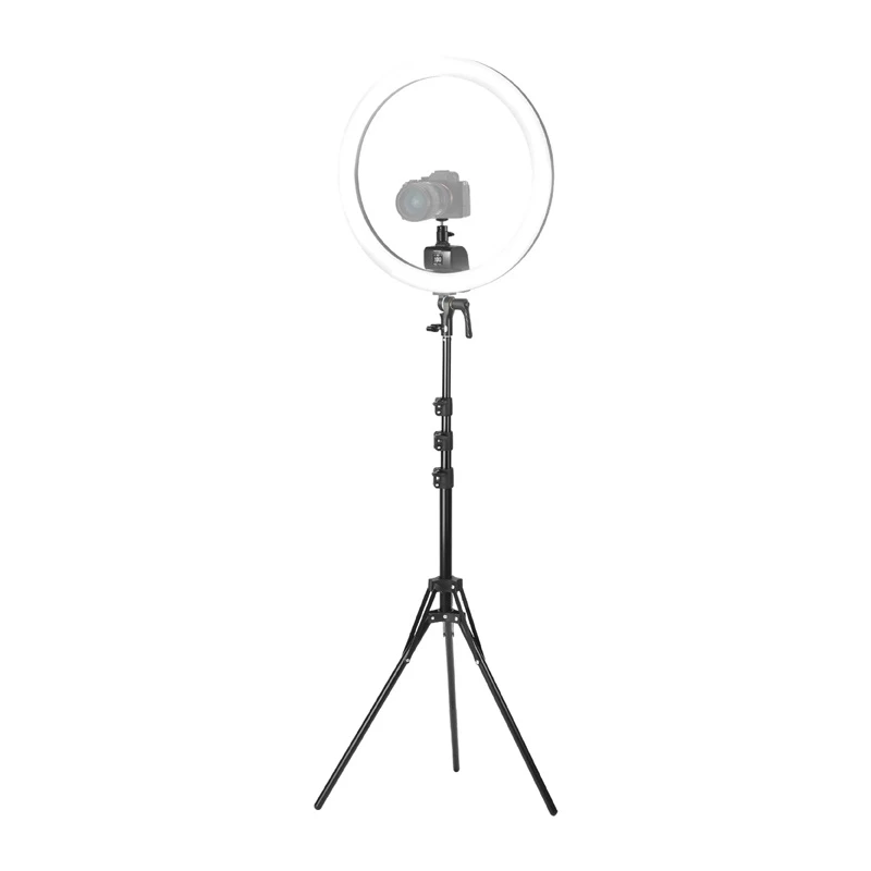 NEEWER SRP18C Kit selfie de 17 cm con luz LED redonda para móvil