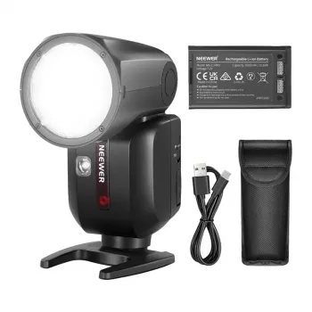 Neewer Z2-N flash Speedlite TTL de cabeza redonda para Nikon