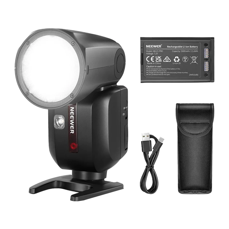 Neewer Z2PRO-N Flash Speedlite TTL de cabeza redonda para Nikon