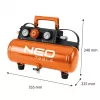 NEO TOOLS 04-620 Compresor de aire lubricado con aceite 24L 1,5kW 8bar 200L/min