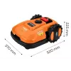 Cortacésped de batería sin escobillas NEO Tools 04-621 40V con bolsa de recogida de 40L y función de acolchado