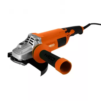 NEO TOOLS 04-715 amoladora angular 3000W, 230mm, 6500 rpm, husillo M14, arranque suave, empuñadura antivibración